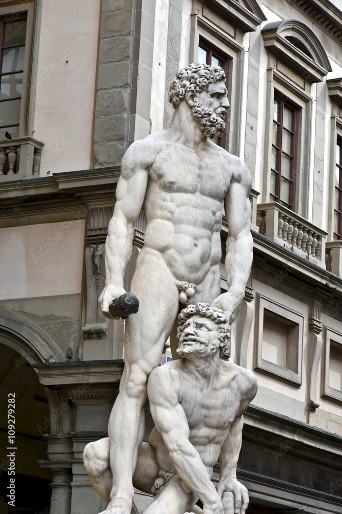 Roman statues in Florence Italy Roman statues in Florence Italy