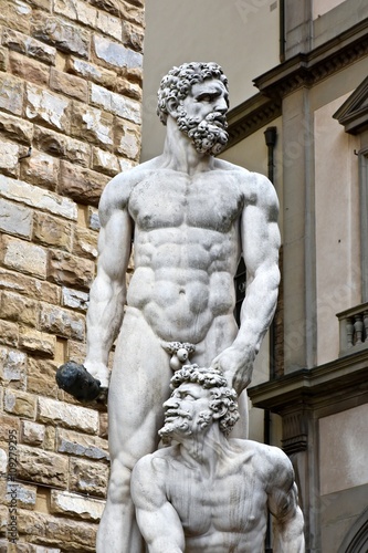 Roman statues in Florence Italy