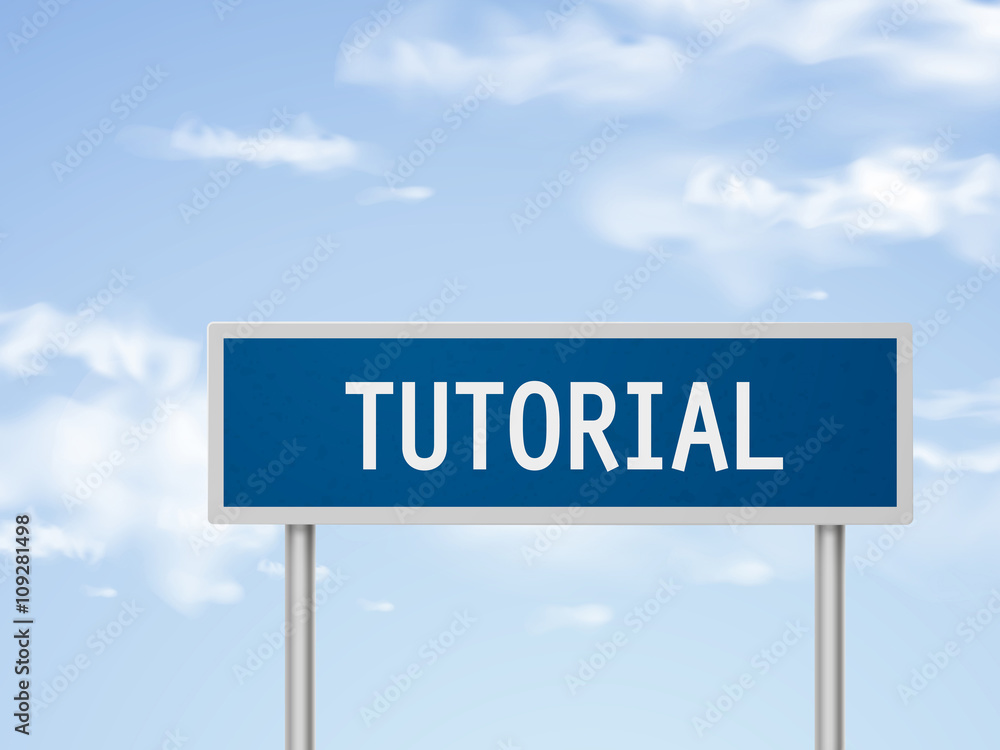 3d illustration tutorial road sign 3d illustration tutorial road sign