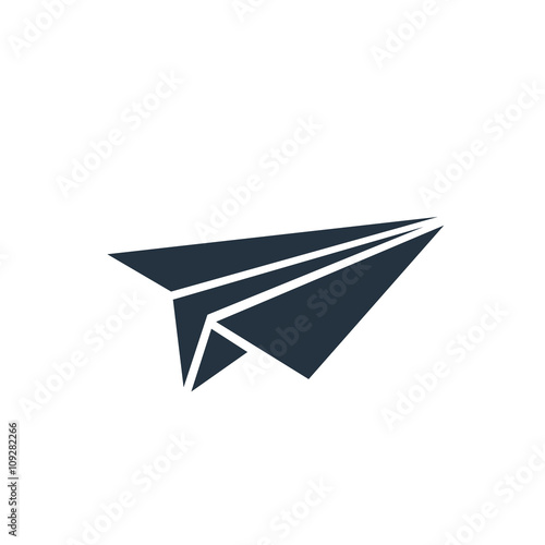 paper airplane front