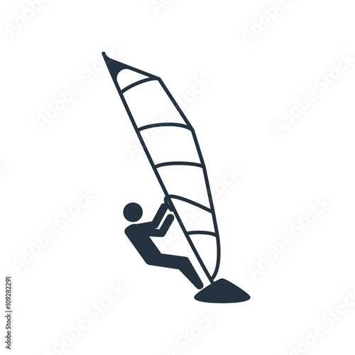 Windsurfing, human front