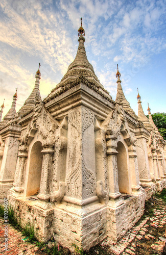 Wallpaper Mural Sandamuni pagoda,Mandalay,Myanmar- known for its large golden pagoda, its hundreds of shrines containing inscribed marble slabs and the largest iron Buddha image in Myanmar. Torontodigital.ca