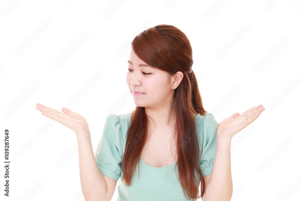 微笑む女性 微笑む女性
