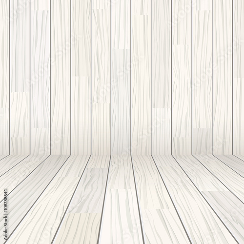 vector wooden texture empty room background