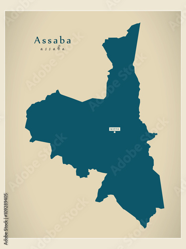 Modern Map - Assaba MR photo