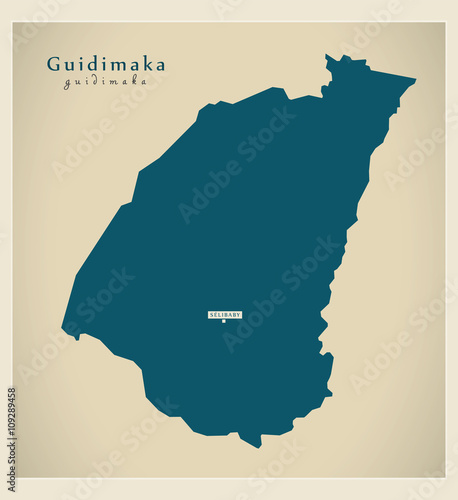 Modern Map - Guidimaka MR photo