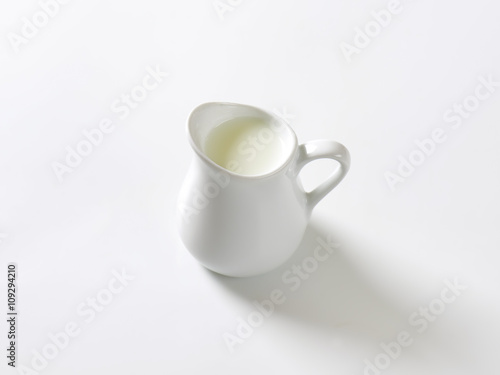 Jug of fresh milk