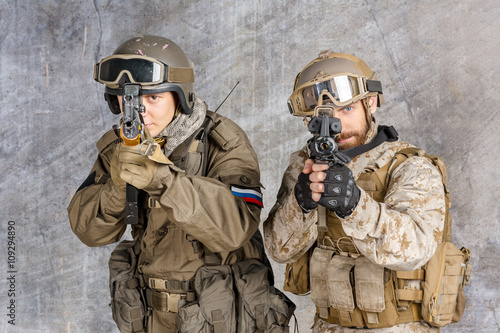 Two special force soldiers