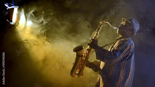 African American Jazz Musician Blues Club Performer 