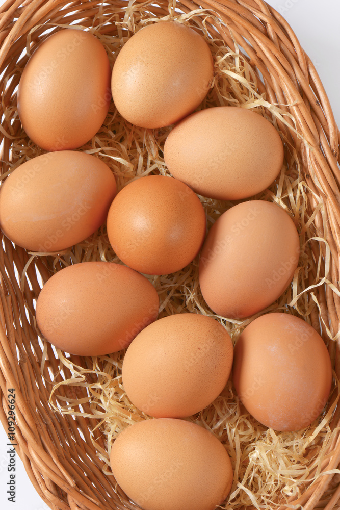 brown eggs