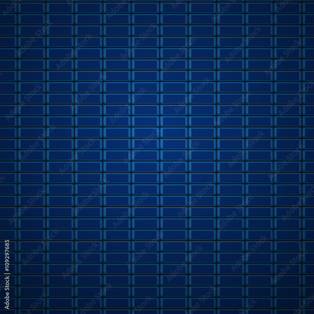 Technology blue background with square repeat objects. Technology blue background with square repeat objects.