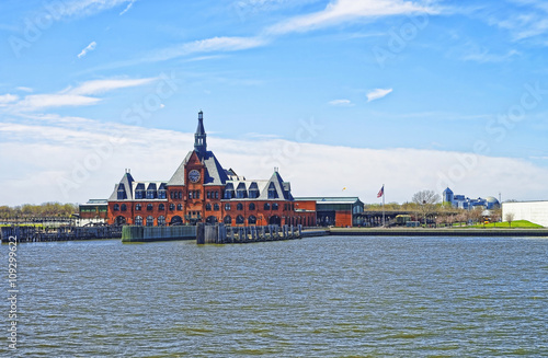 Central Railroad of New Jersey Terminal on Hudson River photo