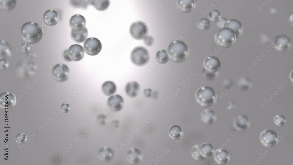 Bubbles in water