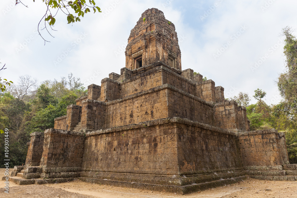 Baksei Chamkrong pyramid temple, Siem Reap. Cambodia