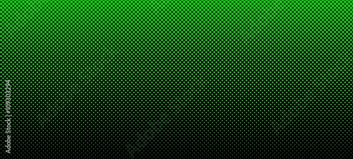 Basic halftone dots effect in black and green color. Halftone effect. Dot halftone. Black green halftone. Halftone background. Top to bottom.
