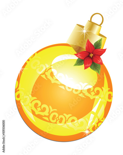 Vector illustration of colorful Christmas bauble