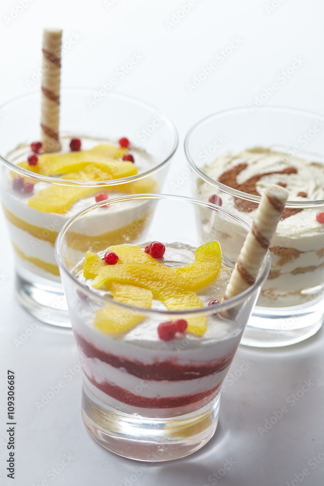 dessert with fruits dessert with fruits
