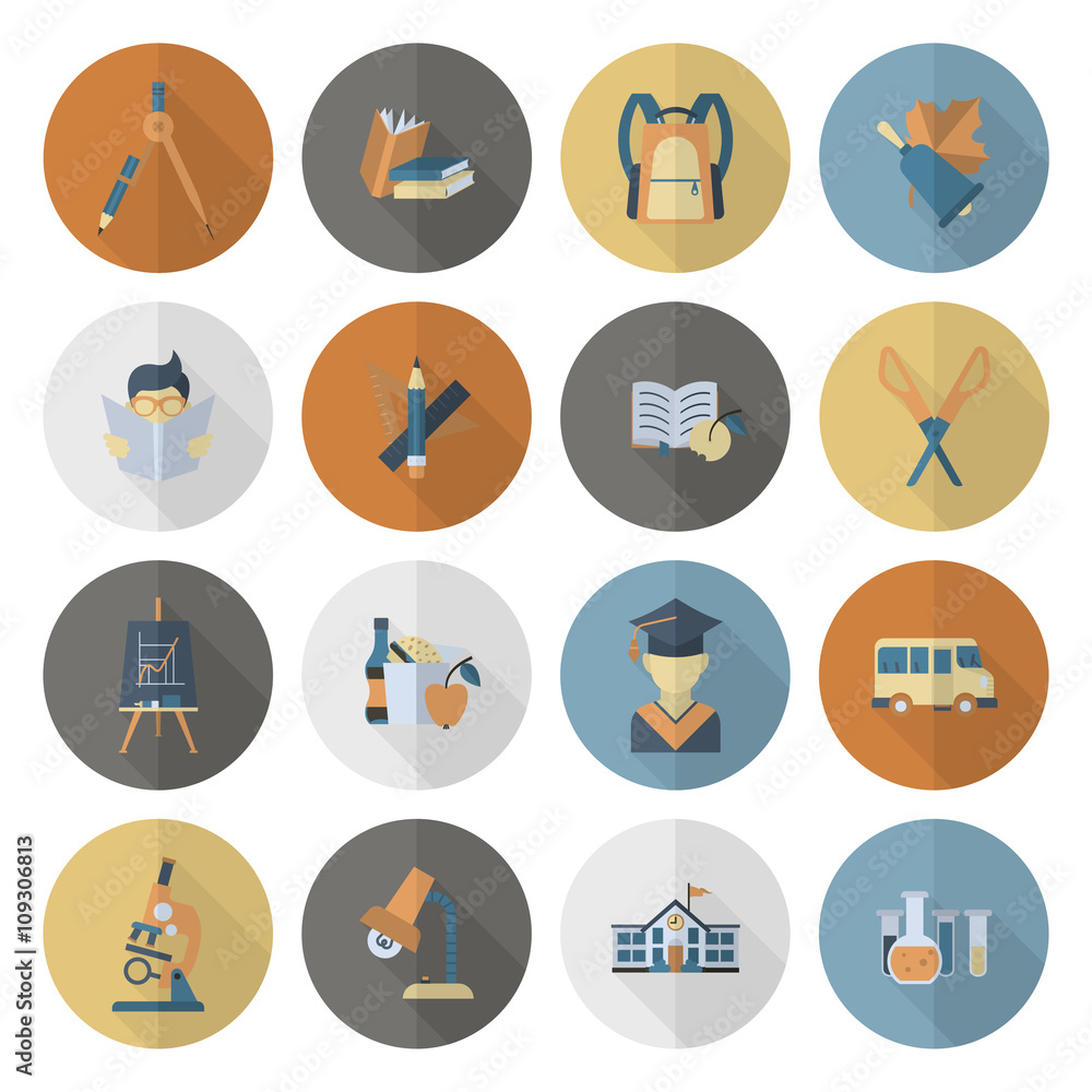 School and Education Icons School and Education Icons