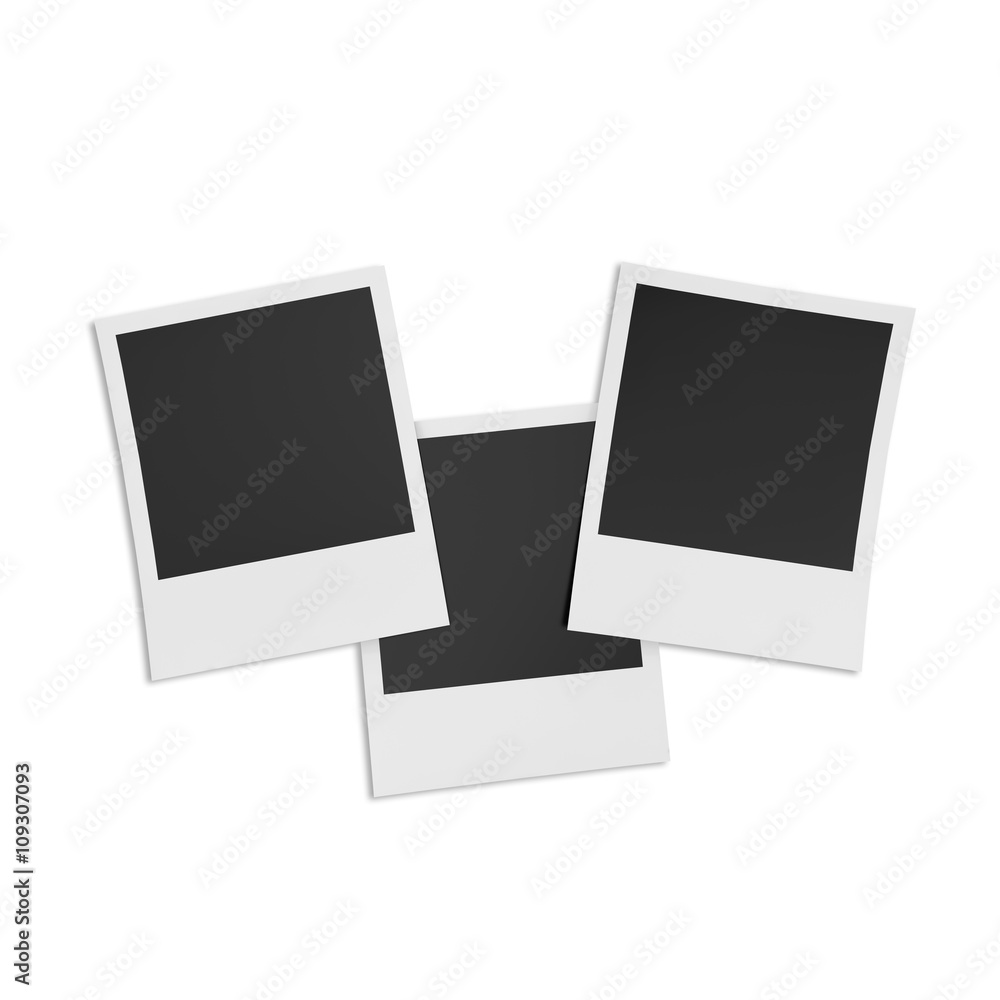 Retro photo frame isolated on white background. Retro photo frame isolated on white background.
