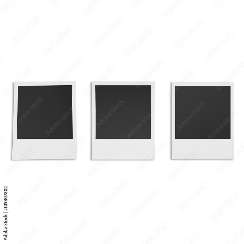 Retro photo frame isolated on white background. Retro photo frame isolated on white background.