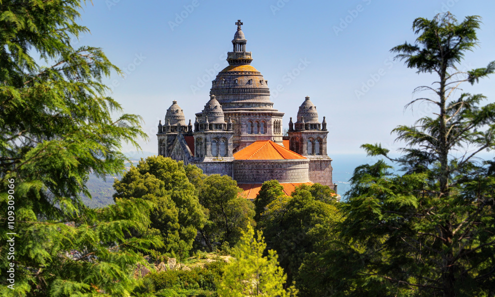 Basilica De Santa Luzia At Monte Santa Luzia Near Viana Do Castelo 