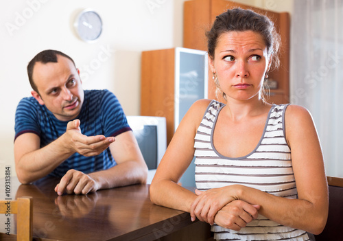 Domestic quarrel between spouses.