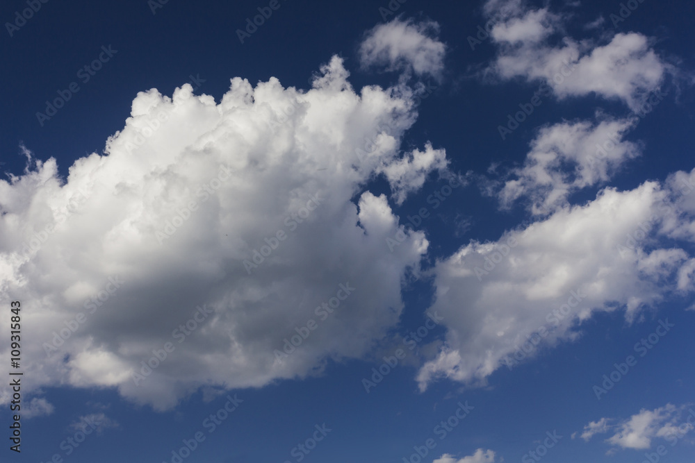 Clouds against a blue sky Clouds against a blue sky