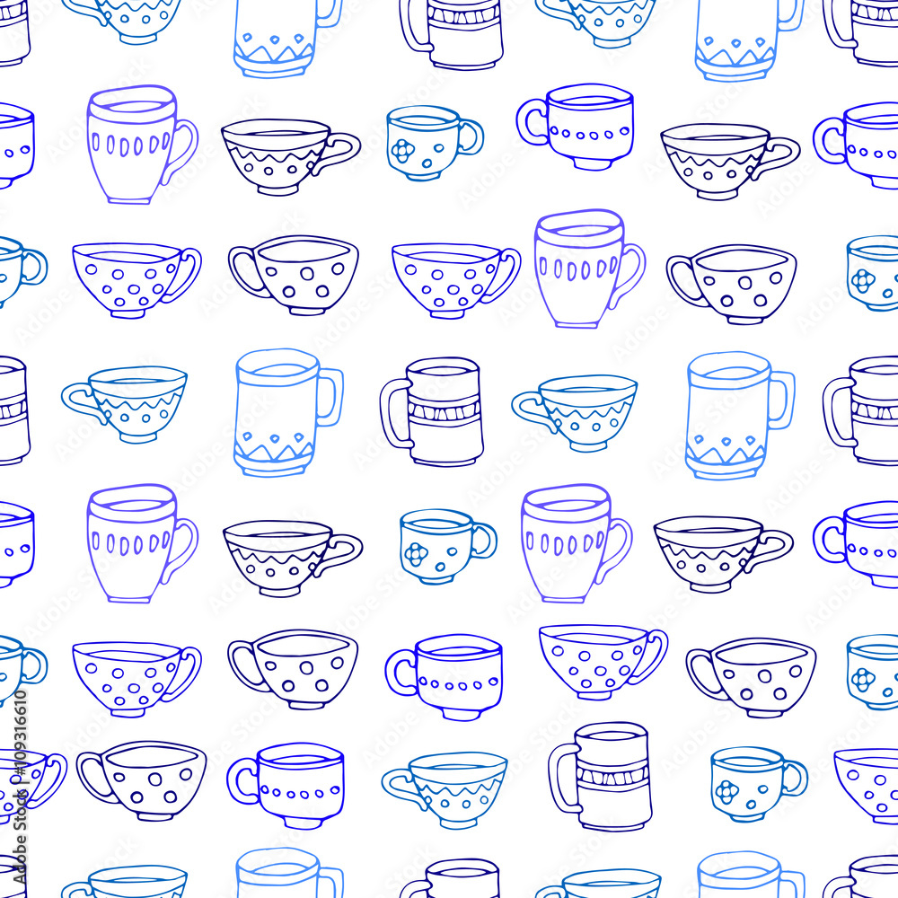 cute mugs and cups background cute mugs and cups background