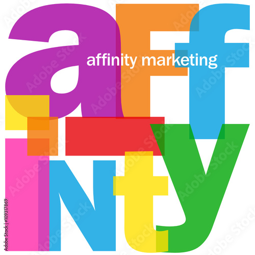 AFFINITY MARKETING Vector Letters Collage