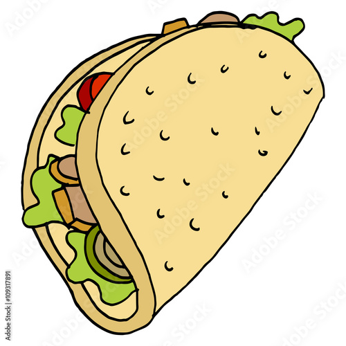 chicken flatbread sandwich
