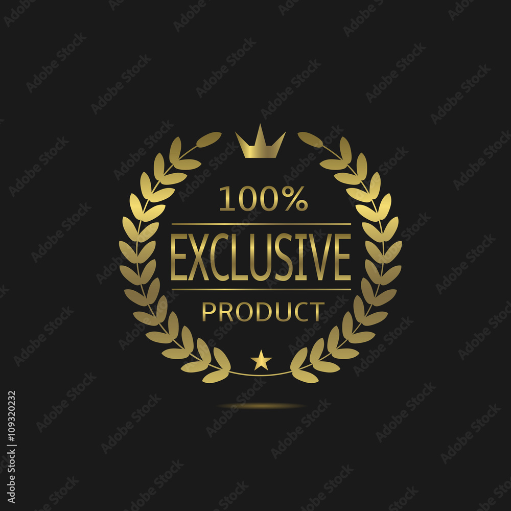 Exclusive product label Exclusive product label