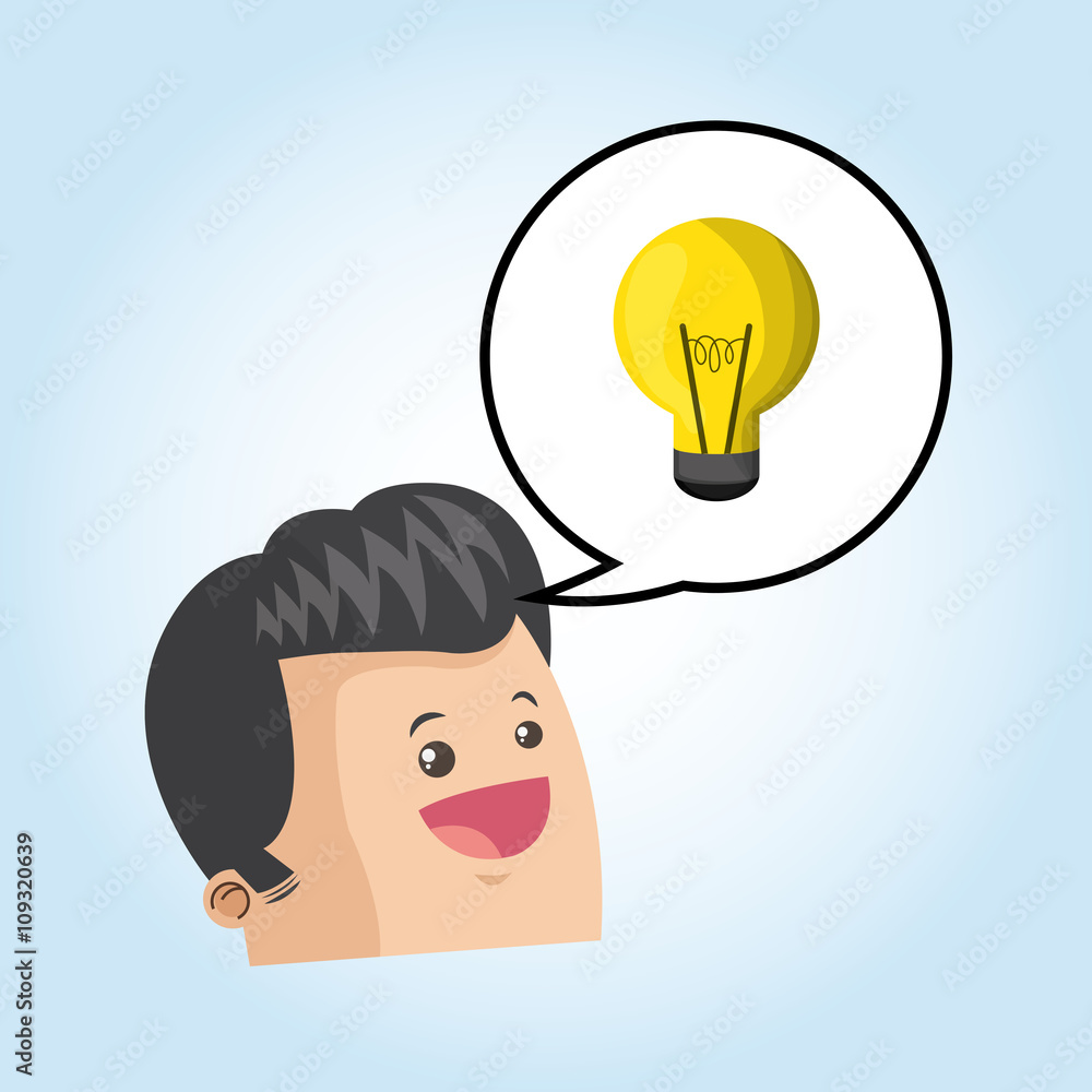 Idea design. bulb icon. thinking concept Idea design. bulb icon. thinking concept
