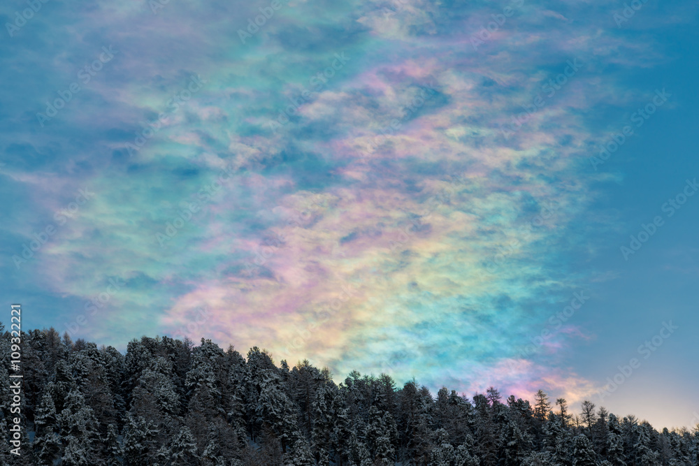 Fototapeta premium Flat rainbow