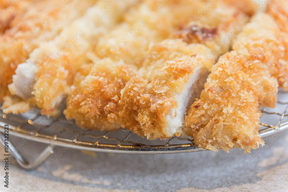 breaded pork cutlet, japanese food style tonkatsu breaded pork cutlet, japanese food style tonkatsu