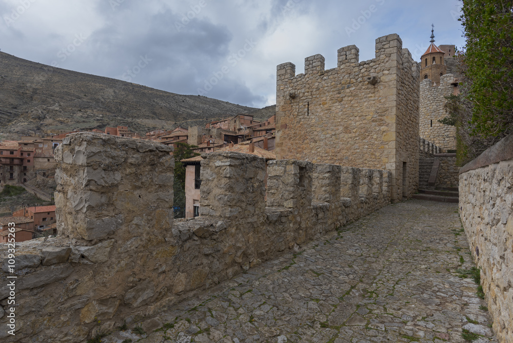 Castillo de Albarracín (Teruel, España).