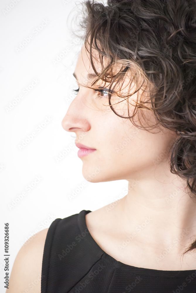 Portrait of Beautiful Young Woman Portrait of Beautiful Young Woman