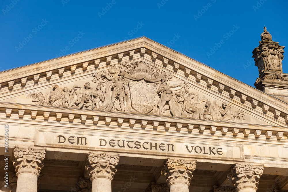 Naklejka premium German Federal Parliament (Reichstag)