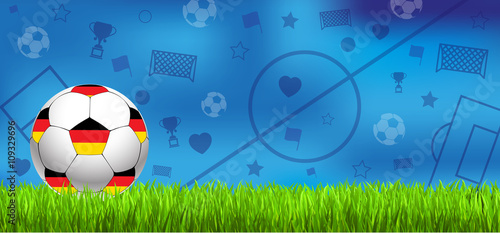 Fussball Hintergrund Ball