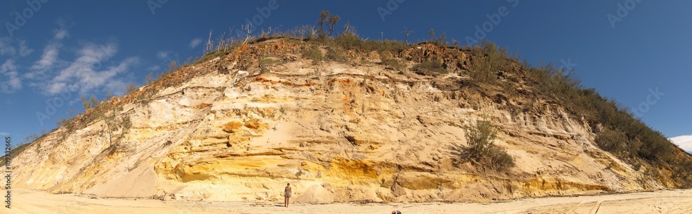 Fototapeta premium rainbow beach, queensland, australia 