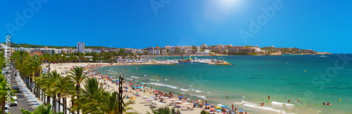 View of Platja Llarga beach in Salou Spain photo