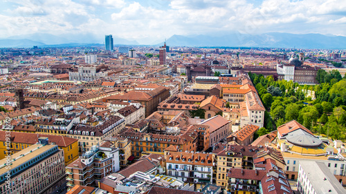 Cityscape of Turin in Italy © marcociannarel