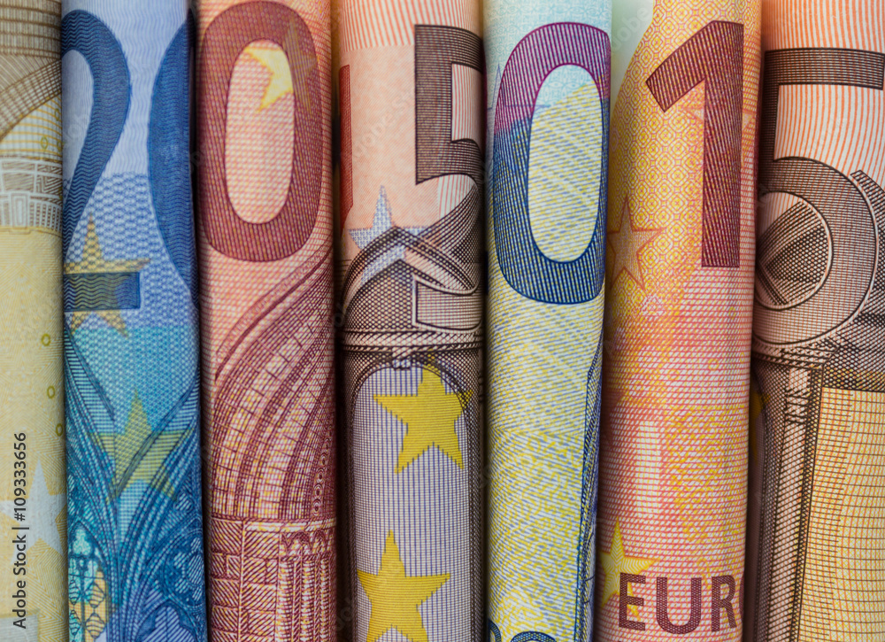 cash money - euro bills, european money cash money - euro bills, european money
