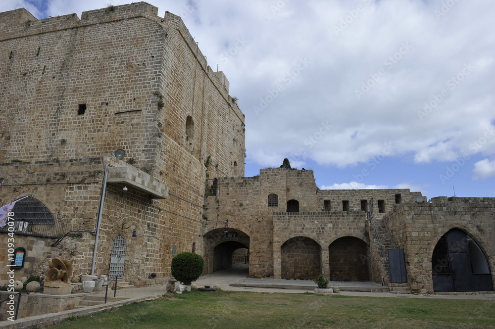 Knight templar citadel of Acre (Hospitallerian citadel), Old Acre (Akko), Israel