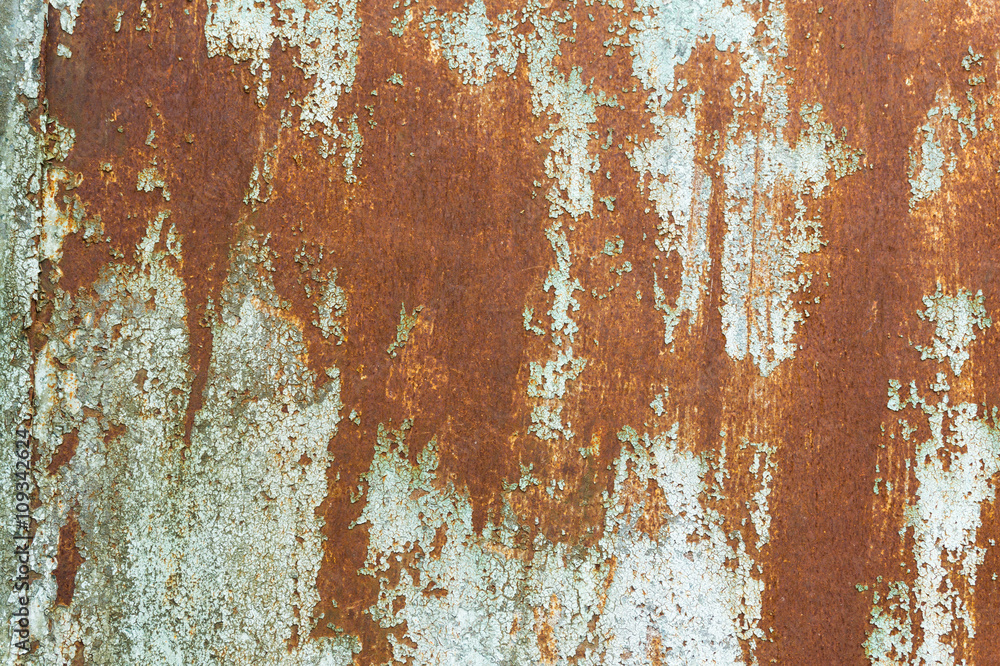 Old rusty painted surface Old rusty painted surface
