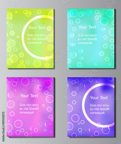 Brochure template  background for business design. Abstract vector image.