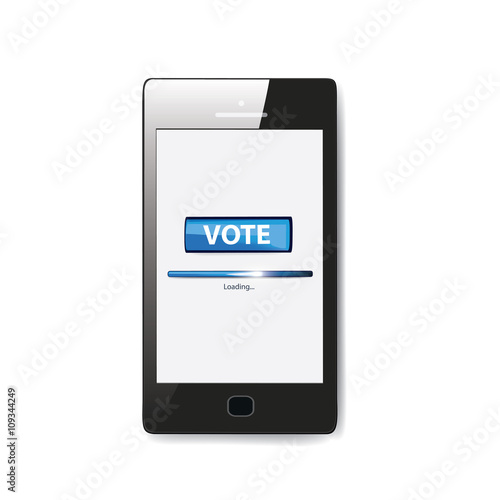 illustration. vote