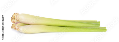 lemon grass isolated on the white background