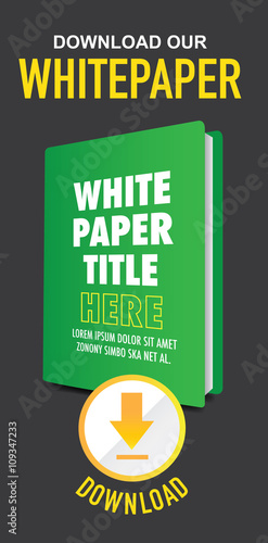 Download the Whitepaper or Ebook Graphics with Replaceable Title, Cover, and CTAs with Call to Action Buttons.  Whitepapers and E-books have a Similar Purpose in the Marketing World.