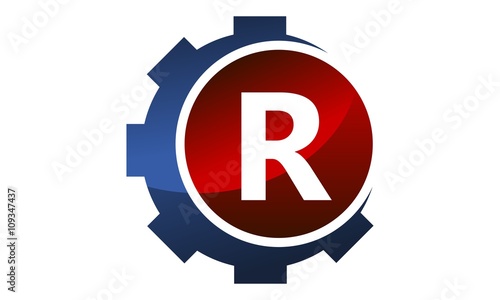 Gear Logo Letter R