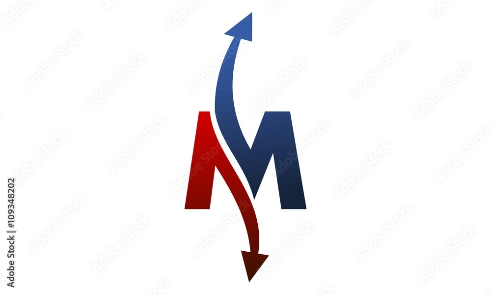 Letter M Swoosh Letter M Swoosh